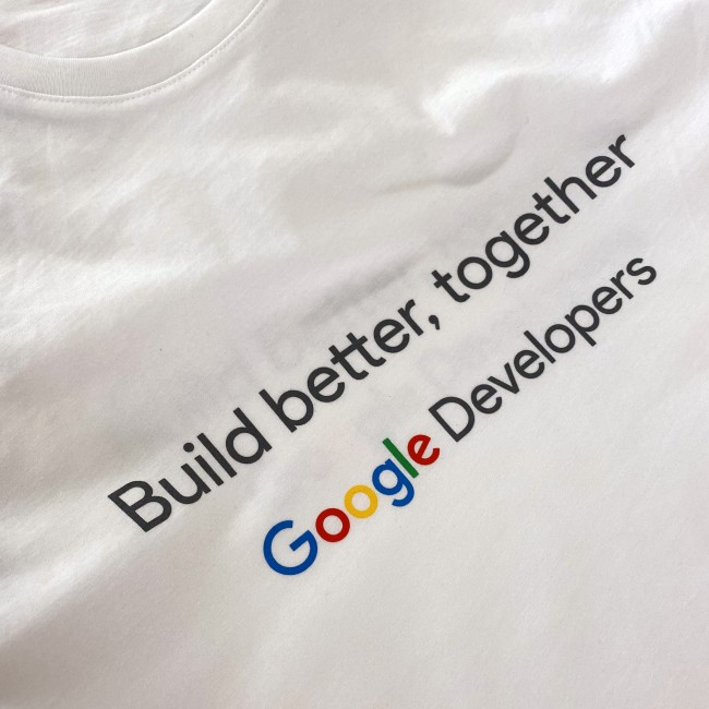 koszulka z nadrukiem - Google
